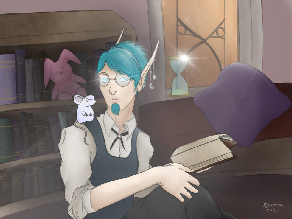 Study Buddy Mist, by Dreuer-Argentdawn