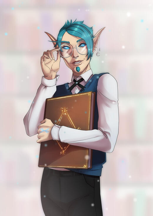 Little Nerd, by RubusInBlack