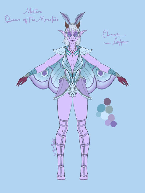Mothra Outfit - Front, by me