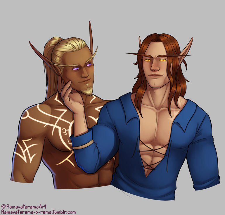 His Light's Shadow, by RamavataraArt