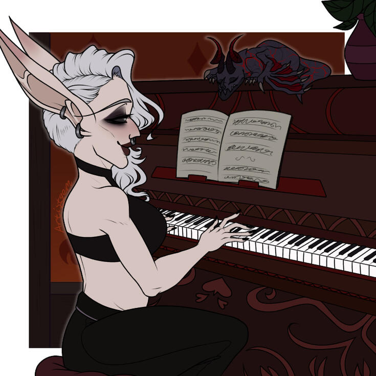 Gothic Lullaby, by ArtistgemOpal